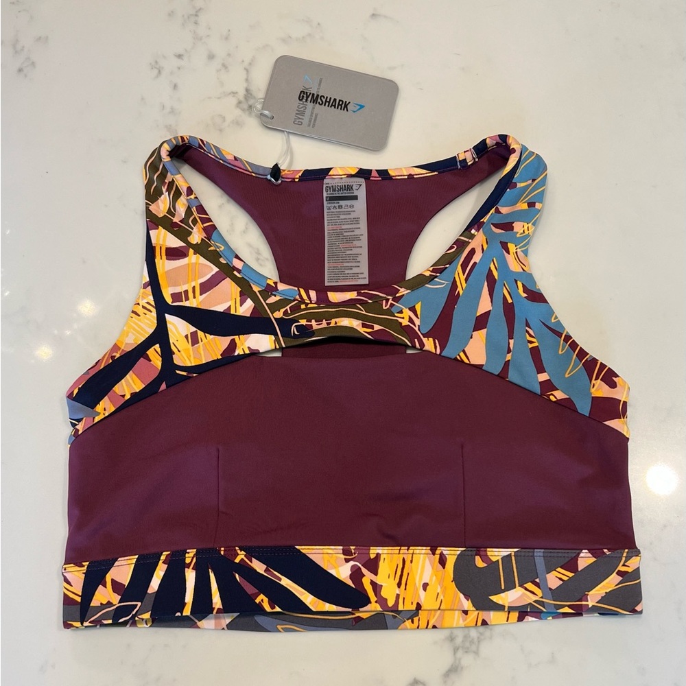 Gymshark Paradise Sports Bra NWT